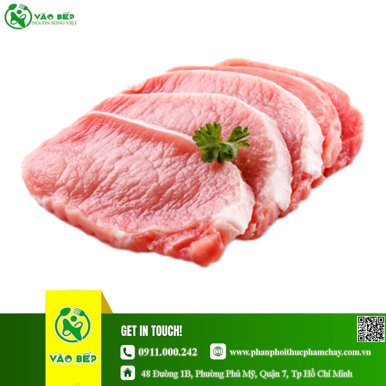 VIFOOD - đơn vị phân phối thịt heo đông lạnh uy tín